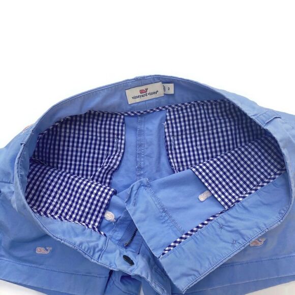 Vineyard Vines Dayboat Shorts Light Blue Pink Whales Preppy 2 - Picture 6 of 15